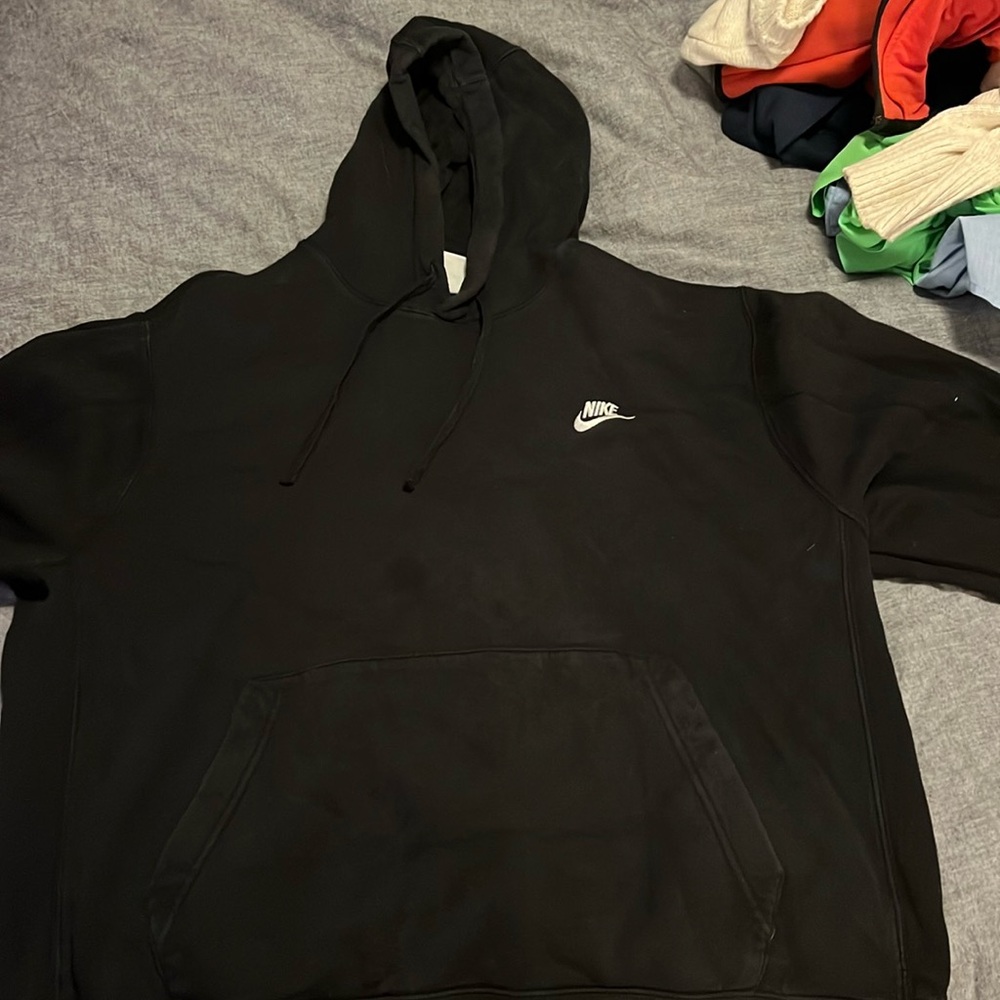 MENS BLACK NIKE HOODIE